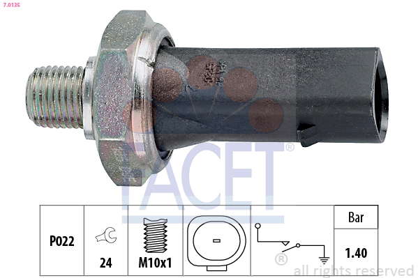 Pressostat d'huile
