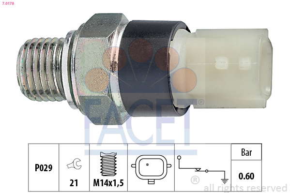 Pressostat d'huile