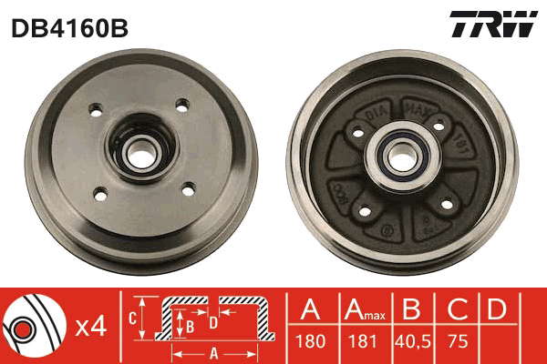 TAMBOUR DE FREIN + ROUL.