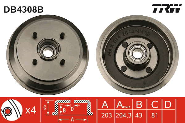 TAMBOUR DE FREIN + ROUL.