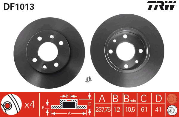 PAIRE DE DISQUES