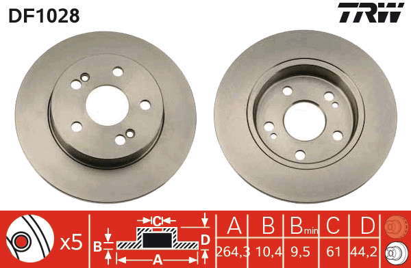 PAIRE DE DISQUES