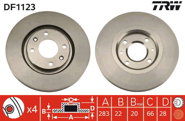 PAIRE DE DISQUES