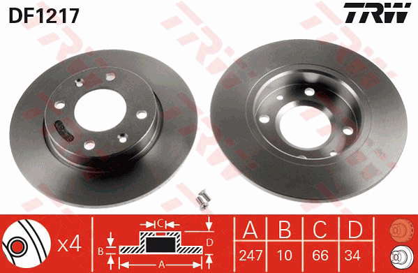 PAIRE DE DISQUES