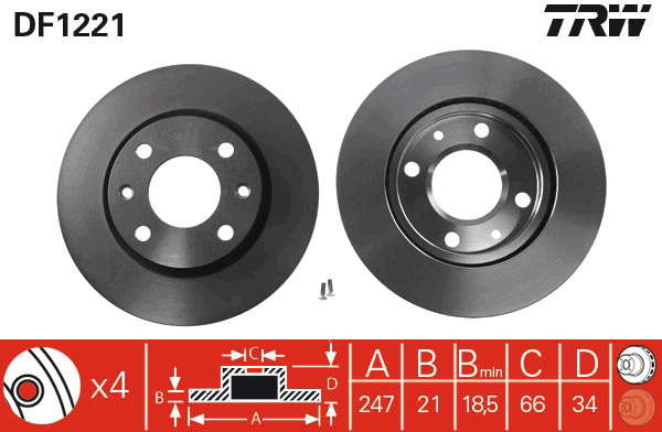 PAIRE DE DISQUES