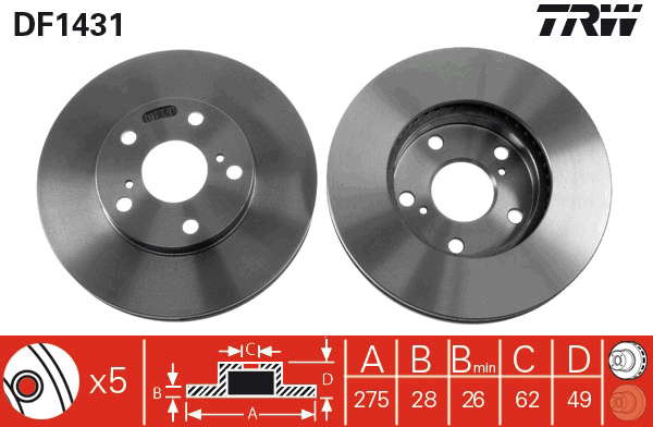PAIRE DE DISQUES