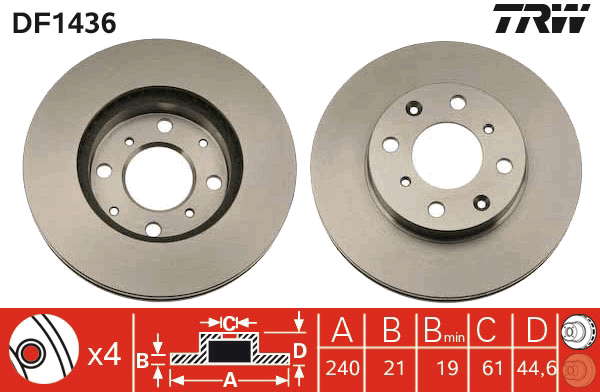 PAIRE DE DISQUES