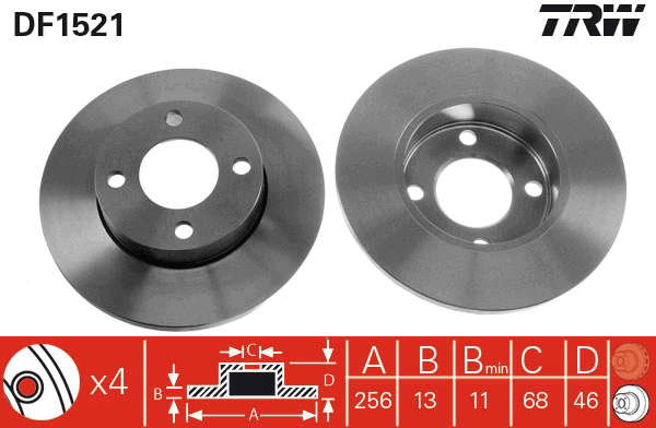 PAIRE DE DISQUES