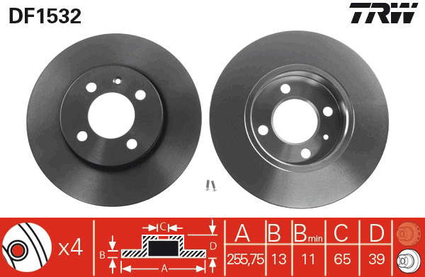 PAIRE DE DISQUES