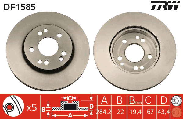 PAIRE DE DISQUES