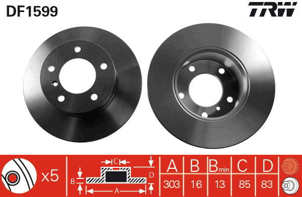 PAIRE DE DISQUES