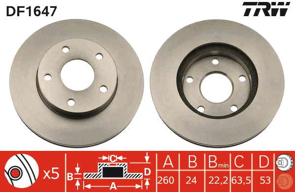 PAIRE DE DISQUES