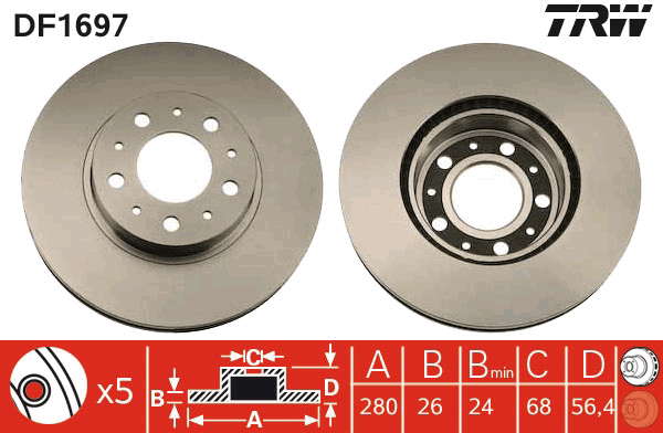 PAIRE DE DISQUES