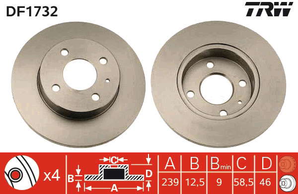 PAIRE DE DISQUES
