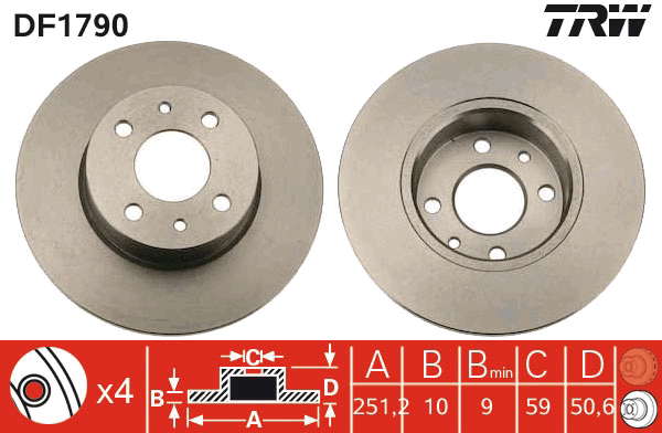 PAIRE DE DISQUES