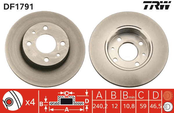 PAIRE DE DISQUES