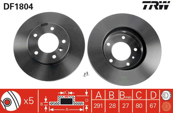 PAIRE DE DISQUES