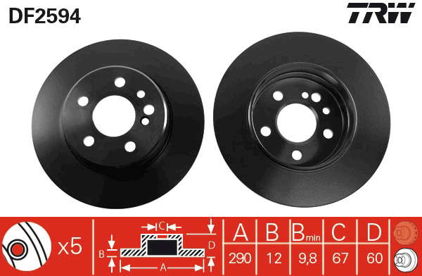 PAIRE DE DISQUES