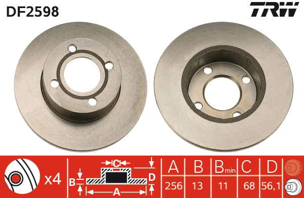 PAIRE DE DISQUES