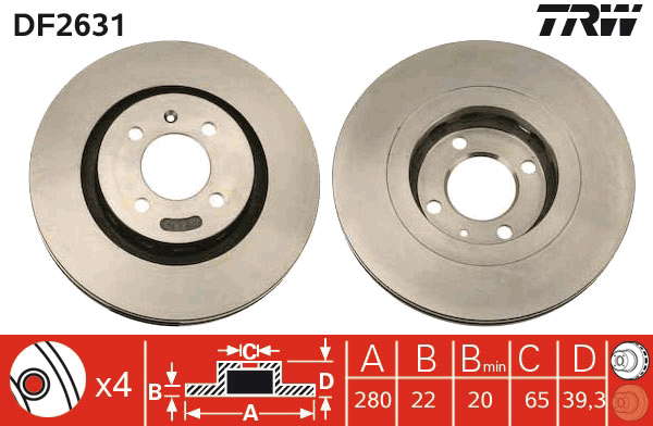 PAIRE DE DISQUES
