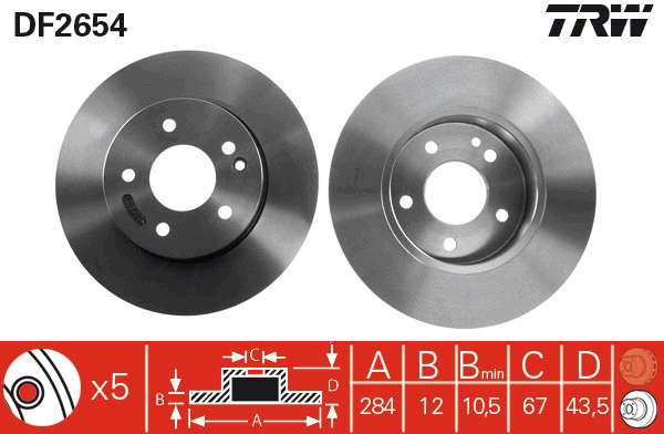 PAIRE DE DISQUES