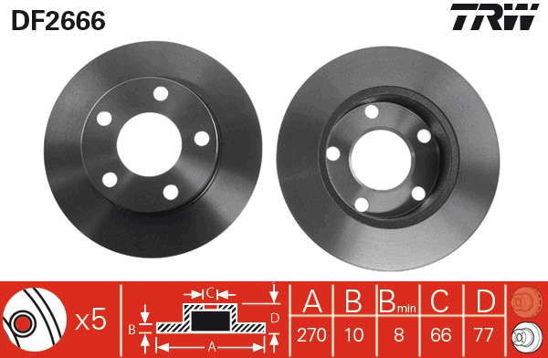 PAIRE DE DISQUES