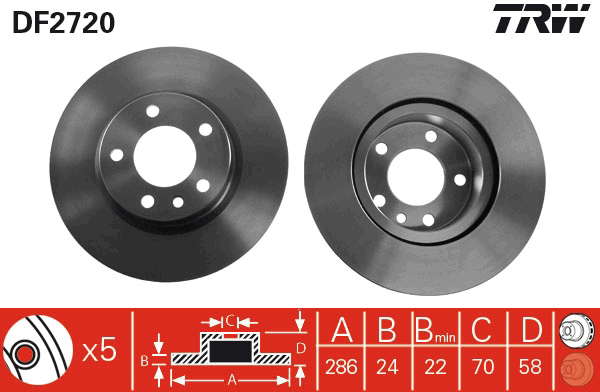 PAIRE DE DISQUES
