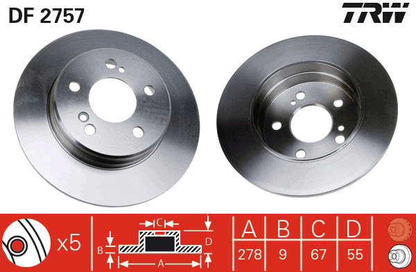 PAIRE DE DISQUES