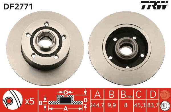 PAIRE DE DISQUES