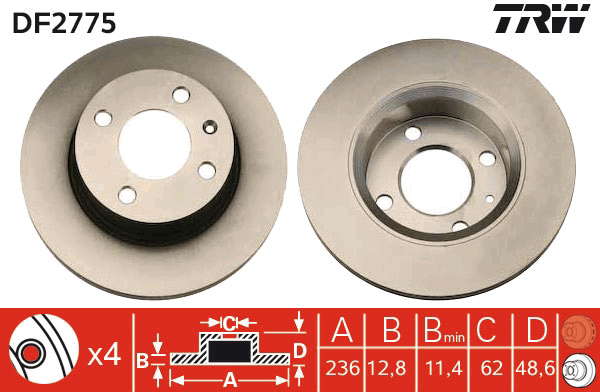 PAIRE DE DISQUES