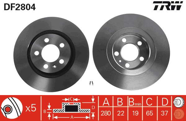 PAIRE DE DISQUES
