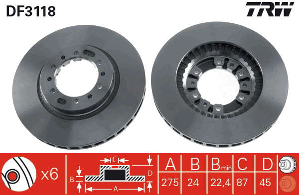 PAIRE DE DISQUES