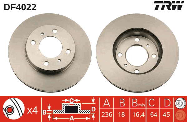PAIRE DE DISQUES