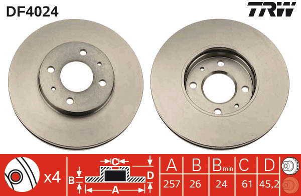 PAIRE DE DISQUES