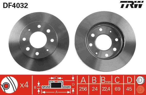 PAIRE DE DISQUES