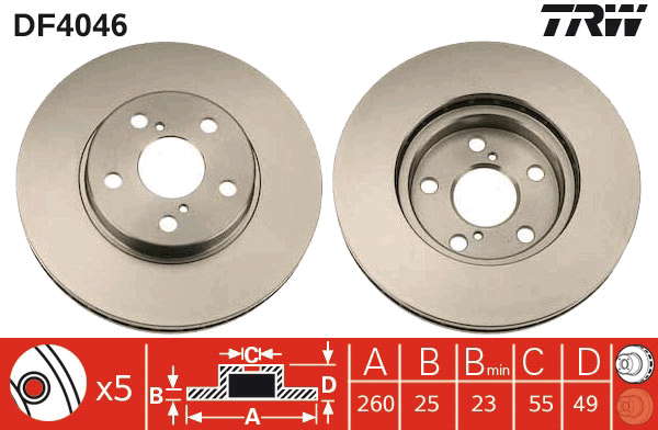 PAIRE DE DISQUES