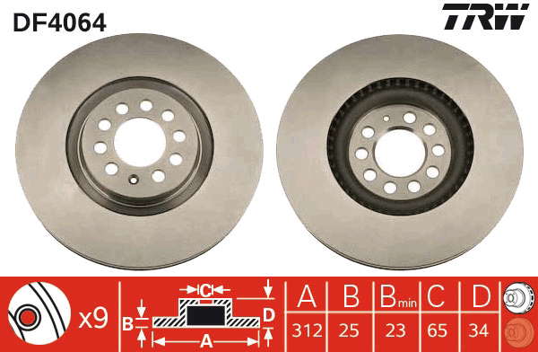 PAIRE DE DISQUES