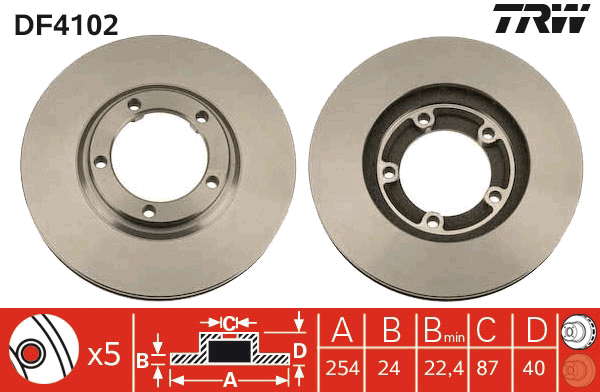 PAIRE DE DISQUES