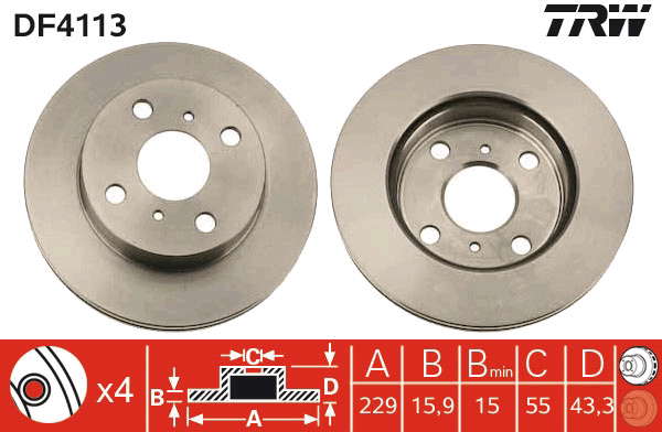 PAIRE DE DISQUES