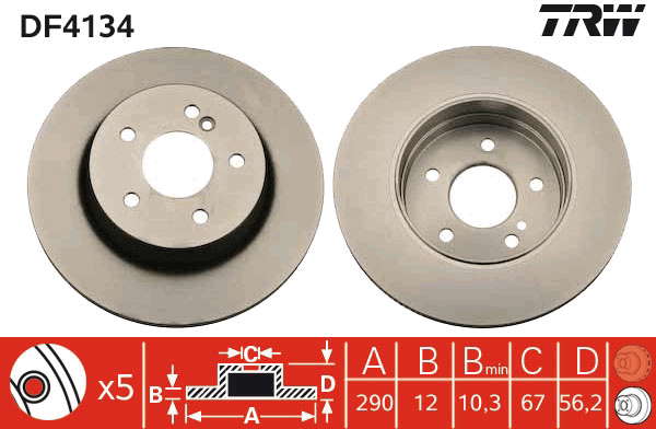 PAIRE DE DISQUES