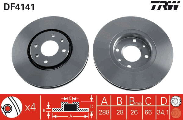 PAIRE DE DISQUES