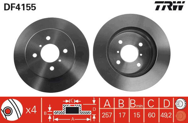 PAIRE DE DISQUES