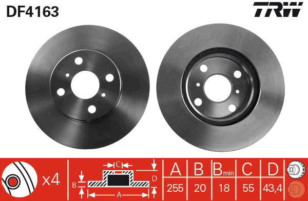 PAIRE DE DISQUES