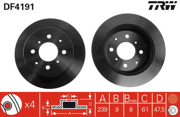 PAIRE DE DISQUES