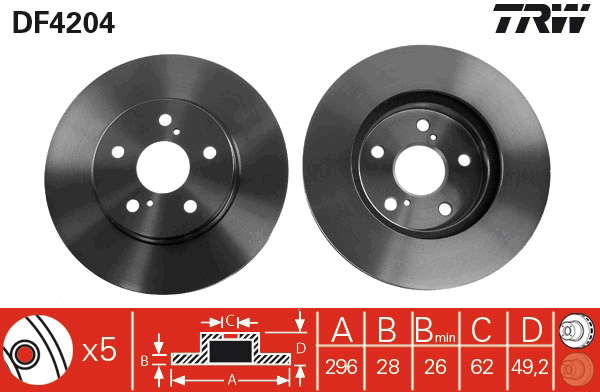 PAIRE DE DISQUES