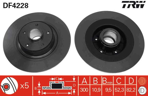 PAIRE DE DISQUES