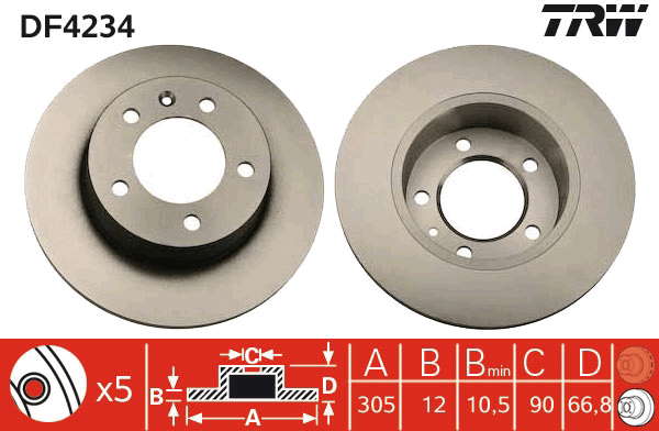 PAIRE DE DISQUES