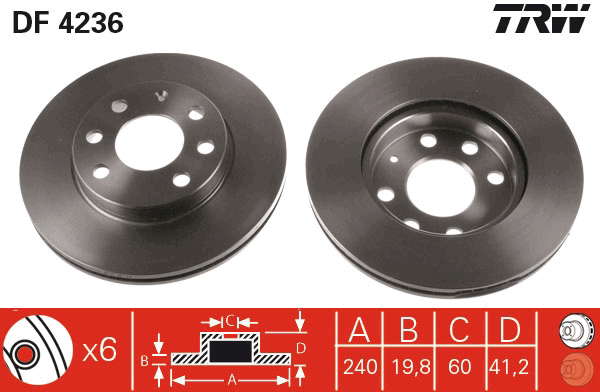 PAIRE DE DISQUES
