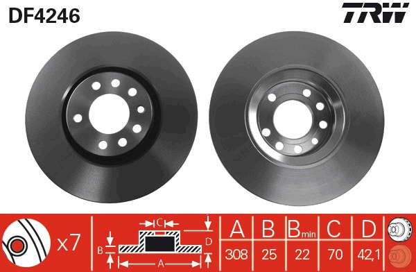 PAIRE DE DISQUES