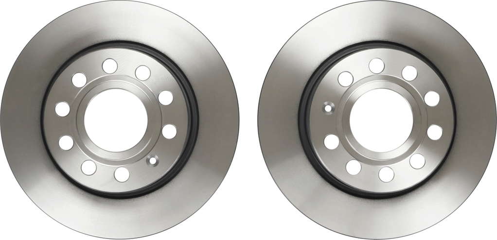 PAIRE DE DISQUES PEINTS